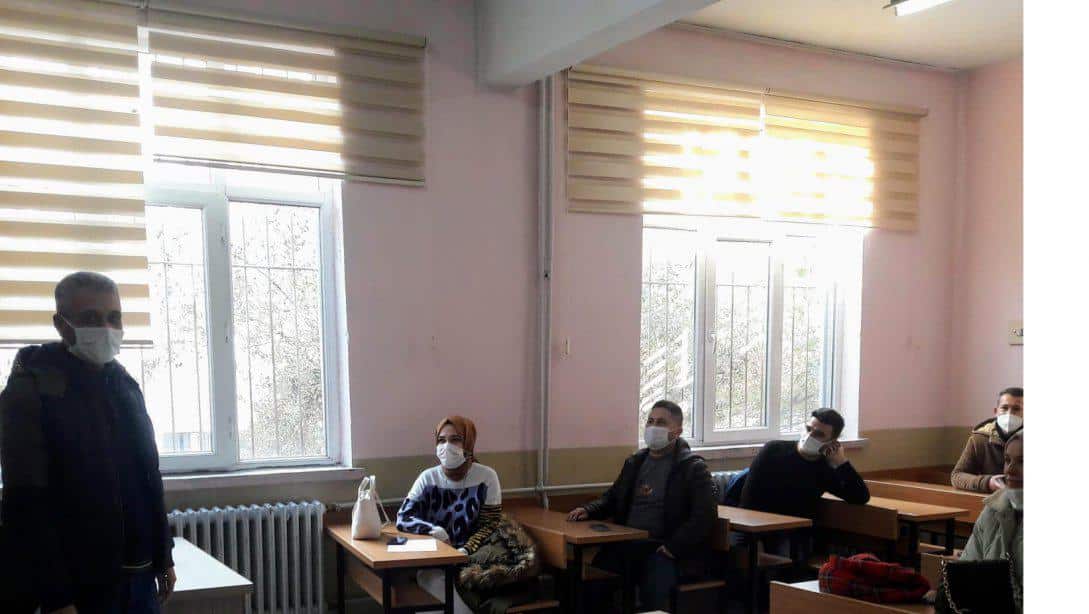 İlçe DKAB Öğretmenlerinin Şubat Mart Ayı Gelişim Semineri Yapıldı.